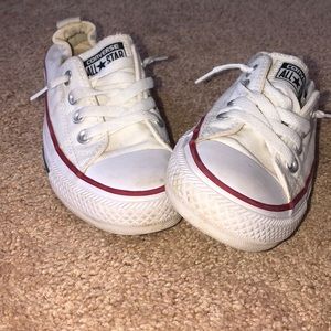 white slip on converse!